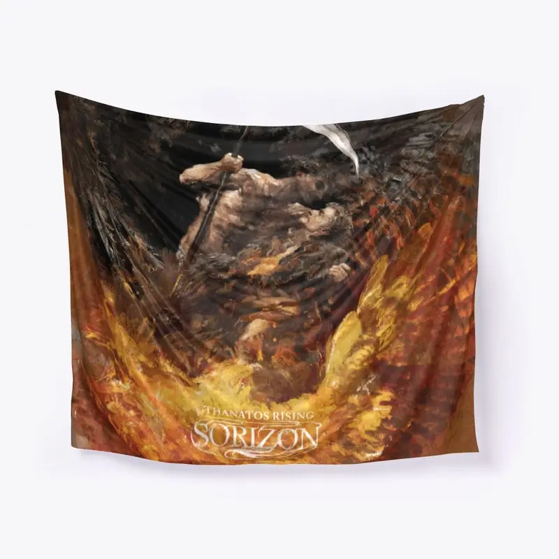 Thanatos Rising Wall Tapestry